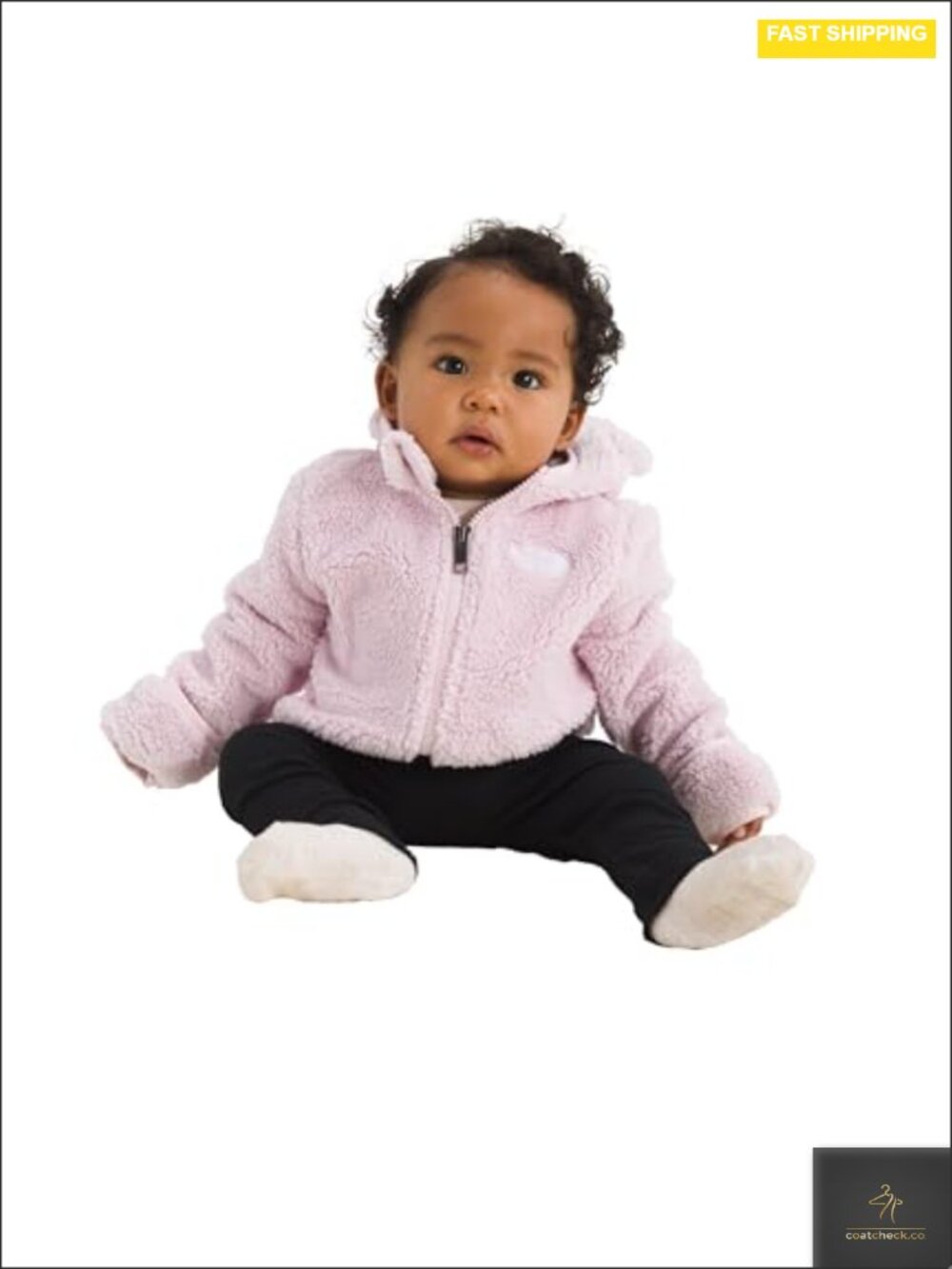 Baby Full Zip Fleece Hoodie with Mittens & Bear Ears